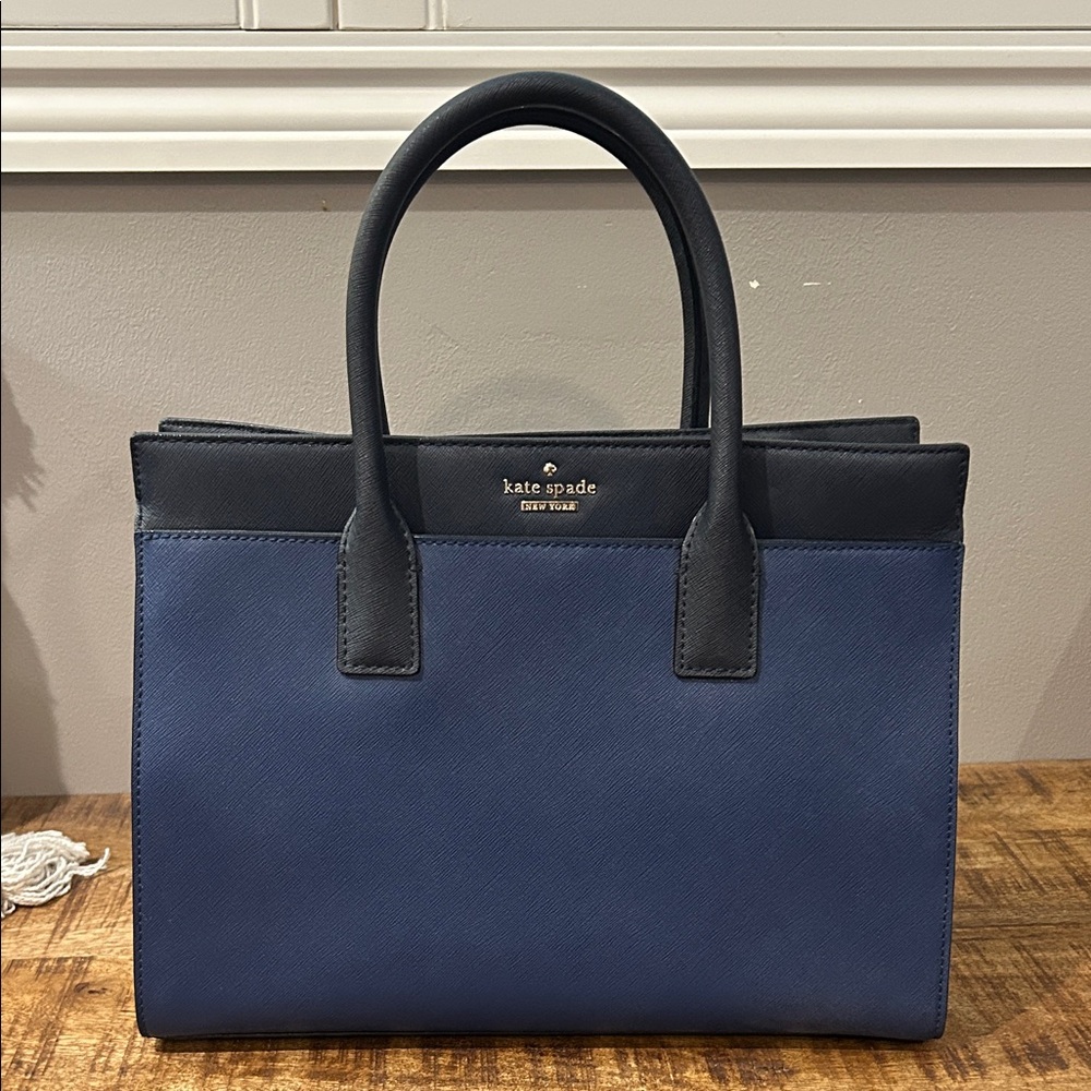 Kate Spade Navy and Black Satchel